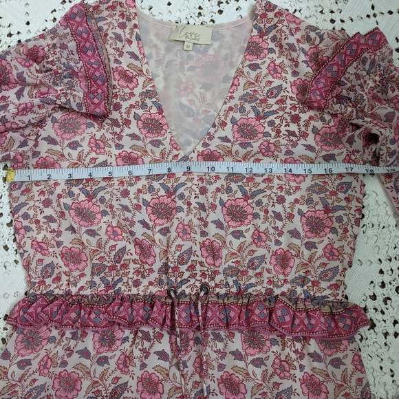 Anthro Love The Label Tippy Ruffle Maxi Dress - Picture 6 of 14